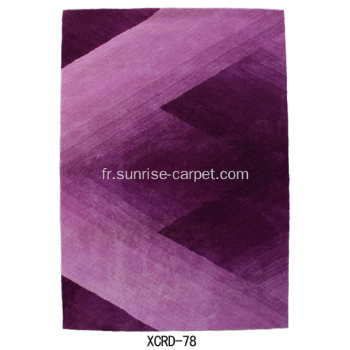 Tapis en microfibre avec couleur design et ombrage